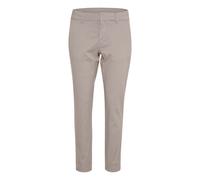 Marlene-Hose KAFFE "Damen Hose KAmette", Damen, Gr. 44, N-Gr, grau (steeple gray), Obermaterial: 98% Baumwolle CO. 2% Elasthan EL., Hosen (52808007-44) steeple gray