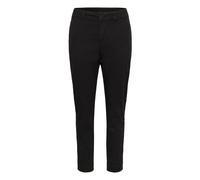Marlene-Hose KAFFE "Damen Hose KAmette", Damen, Gr. 46, N-Gr, schwarz (schwarz deep), Obermaterial: 98% Baumwolle CO. 2% Elasthan EL., Hosen (27569952-46) schwarz deep