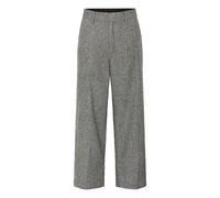 Marlene-Hose KAFFE "Damen Hose KAthilda", Damen, Gr. 36, N-Gr, schwarz (schwarz, grau tweed), Obermaterial: 95% Polyester PES. 5% Wolle mw., Hosen (18464512-36) schwarz, grau tweed