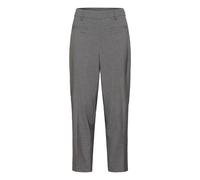 Marlene-Hose KAFFE "Hose KAellie", Damen, Gr. 34, N-Gr, grau (grau melange, chalk stripe), Obermaterial: 96% Polyester PES. 4% Elasthan EL., Hosen (81688169-34) grau melange, chalk stripe