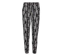 Marlene-Hose KAFFE "Hose KApais", Damen, Gr. 46, N-Gr, schwarz (schwarz, chalk paisley), Obermaterial: 100% Viskose LENZING ECOVERO CV LenzEcov., Hosen (90570603-46) schwarz, chalk paisley