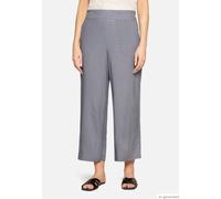 Marlene-Hose BETTY BARCLAY "Damen mit elastischem Bund", Damen, Gr. 38, Normalgrößen, blau, dunkelblau, Obermaterial: 100% Viskose, relaxed fit 7/8-Länge, Hosen (54093136-38) blau, dunkelblau