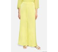 Marlene-Hose BETTY BARCLAY "Damen mit elastischem Bund", Damen, Gr. 38, Normalgrößen, gelb, Satin, Obermaterial: 100% Polyester, weit lang, Hosen (43315068-38) gelb