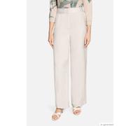 Marlene-Hose unifarben Grau Beige 46
