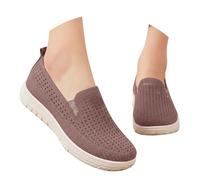 Marlene Schuhe,Marlene Schuhe Damen Sommer Orthopädische - Laufschuhe Elegant Und Bequem Turnschuhe Outdoor Leicht Walkingschuhe Sportschuhe Strand Slip on Sneakers Sommerschuhe A01 Kaffee,37