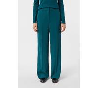 Marlenehose aus Crêpe-Stoff petrol 40/REG