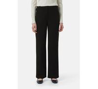 comma - Elegante Marlenehose im Relaxed Fit schwarz - Gr. - 36