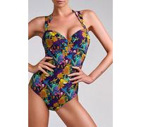 Marlies Dekkers Acapulco Petunia Purple Plunge Balcony Bathing Suit Größe: 70F | Badeanzüge Outlet | Damen | Violett