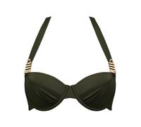 Marlies Dekkers Bikini-Oberteil "Royal Navy" in Khaki - Größe 80E | Damen Bademode