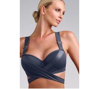 Marlies Dekkers Cache Coeur Steel Grey Plunge Balcony Bikini Top Größe: 70E | Bikinis Outlet | Damen | Grau