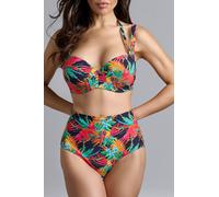 Marlies Dekkers Hula Haka Rainforest And Gold Plunge Balcony Bikini Top Größe: 70E | Bikinis Outlet | Damen | Gelb