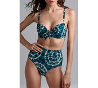 Marlies Dekkers Lotus Blue And Green Push Up Bikini Top Größe: 70E | Bikinis Outlet | Damen | Blau