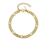 MARLION JEWELS Armband für Herren Klassisches Gliederarmband. Vergoldeter/versilbert Chirurgenstahl Herren Armband ideal für Valentinstag/Geburtstag Geschenk... Schmuck Armbänder (Vergoldung)