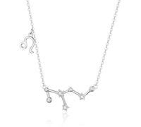 MARLION JEWELS Kette für damen in silber 925 Konstellationen mit Ihrem Sternzeichen. Silberkette für damen ideal als Geschenk. Halskette für damen. Schmuck Damen (Versilberung, Wassermann)