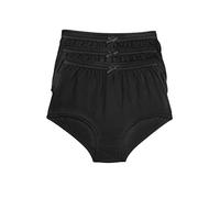 Marlon Damen Evelyn Full Brief (3er Pack), Schwarz, 20-22