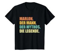 Marlon Spruch T-Shirt, Kinder, Schwarz, 104