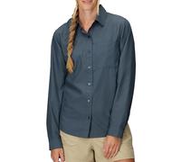 Marmot Damen Wm's AirExchange UPF 40 Long Sleeve Shirt, Atmungsaktives Funktionsshirt, langärmliges Shirt mit Sonnenschutz, schnelltrocknendes Outdoor Shirt, ideal zum Wandern, Thunderhead, XL
