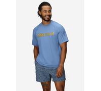 Marmot Funktionsshirt "Windridge Graphic" in Blau - 51% | Größe S | Herren Sportshirts