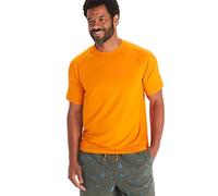 Marmot Herren Windridge SS, atmungsaktives Funktionsshirt, kurzarm Sportshirt, schnell trocknendes Fitness-Shirt, Orange pepper, M