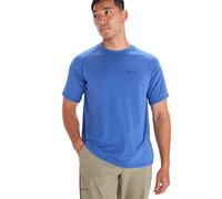Marmot Herren Windridge SS, atmungsaktives Funktionsshirt, kurzarm Sportshirt, schnell trocknendes Fitness-Shirt, Trail Blue, S