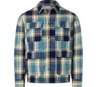 Marmot Men's Ridgefield Sherpa Flannel Shirt Jacket Moon River L