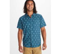 Marmot Reise-/Wanderhemd Aerobora (angenehmer Tragekomfort) Kurzarm dustyblau Herren, Größe M