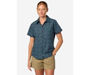 Marmot Wm's Airexchange UPF 40 Novelty Short Sleeve Shirt blackened gardener art (42524) M
