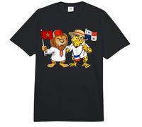 Marokko Panama Flagge Marokkanische Wurzeln panamaisches Comfort Colors Adult Heavyweight T-Shirt