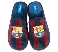 MARPEN SLIPPERS, Offizielle FC Barcelona Fußball Winter Hausschuhe mit flexibler Sohle Unisex für Herren oder Damen, Blaugrana Offene, Größe 47