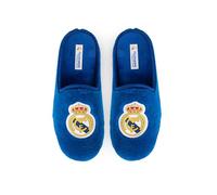 MARPEN SLIPPERS Real Madrid CF Hausschuhe, offizielle Saison 24/25, für Herren oder Damen, Gummisohle, Fußballdesign, blau, 41 EU