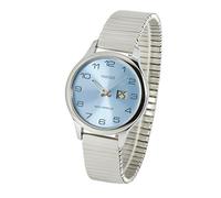 MARQUIS Damen Funkuhr Zugband (Junghans-Uhrwerk) Gehäuse und Armband aus Edelstahl 964.4905