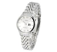 MARQUIS Elegante Damen Funkuhr (Junghans-Uhrwerk) Gehäuse und Armband aus Edelstahl 964.4790