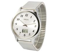 MARQUIS Elegante Herren Funkuhr (Junghans-Uhrwerk) Gehäuse und Armband aus Edelstahl 964.6020