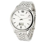 MARQUIS Elegante Herren Funkuhr (Junghans-Uhrwerk) Gehäuse und Armband aus Edelstahl 964.6023