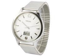 MARQUIS Elegante Herren Funkuhr (Junghans-Uhrwerk) Gehäuse und Armband aus Edelstahl 964.6120