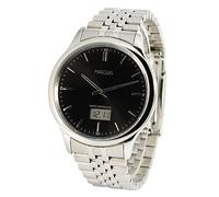 MARQUIS Elegante Herren Funkuhr (Junghans-Uhrwerk) Gehäuse und Armband aus Edelstahl 964.6222