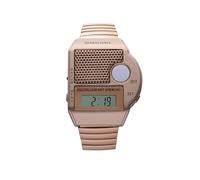 Marschall Deutsch sprechende Armbanduhr mit Metallzugband I 1102R I Digitalarmbanduhr I Für Blinde, Senioren und Sehbehinderte I Datum- und Zeitansage I Extra großer Sprachknopf