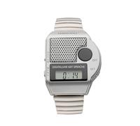 Marschall Deutsch sprechende Armbanduhr mit Metallzugband I 1102V I Digitalarmbanduhr I Für Blinde, Senioren und Sehbehinderte I Datum- und Zeitansage I Extra großer Sprachknopf