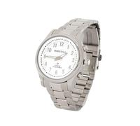 Marschall Deutsch sprechende Damen Armbanduhr I Mit Solarpanel I 1148w I Funkarmbanduhr I Für Blinde, Senioren und Demenzkranke I Datum- und Zeitansage I Vario-Edelstahlarmband