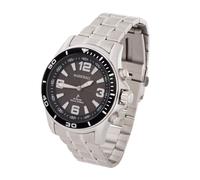 Marschall Deutsch sprechende Herren Armbanduhr I Mit Solarpanel I 1146s I Funkarmbanduhr I Für Blinde, Senioren und Demenzkranke I Datum- und Zeitansage I Vario-Edelstahlarmband