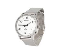 Marschall Deutsch sprechende Unisex Armbanduhr I Mit Soloarpanel I 1150W I Für Blinde, Senioren und Demenzkranke I Datum- und Zeitansage