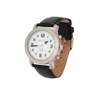 Sprechende Armbanduhr mit Touch-Funktion Senso Unico Lederarmband