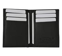 MARSHAL Kreditkarten-Ausweishalter aus echtem Leder für Herren mit Geldscheinklammer