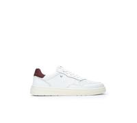 MARTINELLI Herren Newhaven Sneaker, Weiß/Weinrot, 43 EU