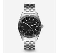 Marus schwarz - Edelstahl - Gliederarmband silber