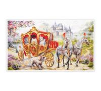 MARUSSIA Magic Needle Zweigart Edition Kreuzstich Stickpackung Geheimes Rendezvous, Zählmuster, 47x27cm