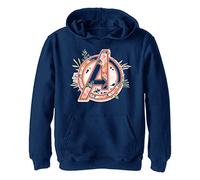 Marvel Avengers - Avenger Floral YTH Hoodie Navy blue 9/11