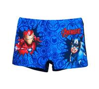 Marvel Avengers Badeanzug für Jungen, Badeshorts für Kinder im Avengers Design, Größe 10 Jahre | Blau