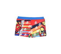 Marvel Avengers Badeshorts für Jungen, Badehose für Kinder, Jungen Slips, Boxer-Badeanzug Iron Man, Größe 4 Jahre, Blau