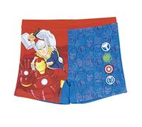 Marvel Avengers Badeshorts für Jungen, Kinder Boxer-Badeanzug, Boxershorts Avengers, Badehose für Jungen, Größe 4 Jahre - Blau